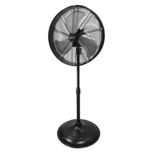 Commercial Electric 20" Oscillating Pedestal Fan Adjustable Height Black