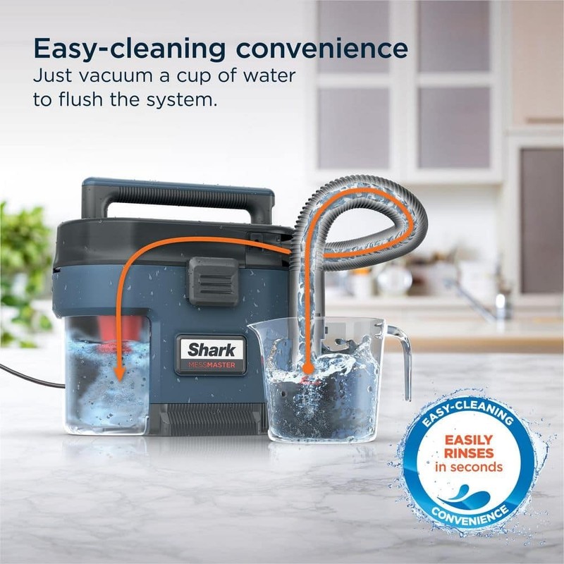 Shark MessMaster 1 Gal. 7-Peak HP Corded Wet/Dry Vacuum Navy - Image 11
