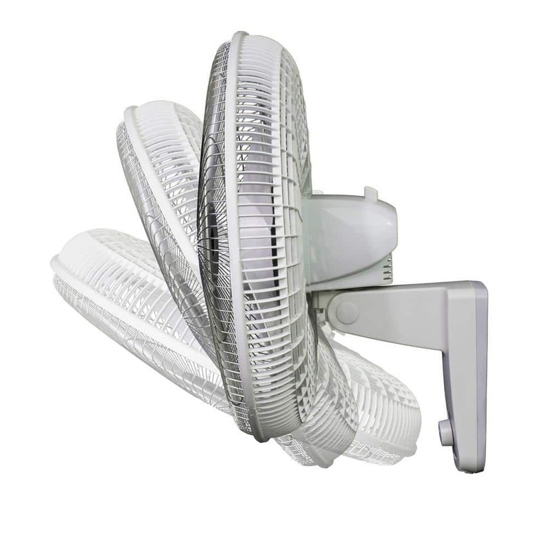Air King 18" 3-Speed Oscillating Wall Mount Fan, Commercial Grade, Gray - Image 12