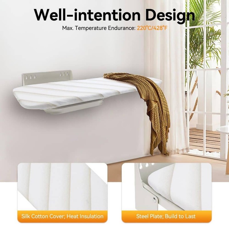 YIYIBYUS 180 Rotatable Wall-Mounted Folding Ironing Board - Image 4