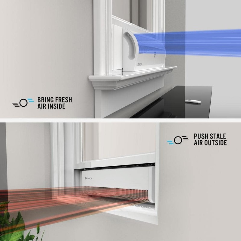 Vornado Transom 26 in Window Fan 4 Speed Reversible Exhaust Mode w/Remote - Image 5