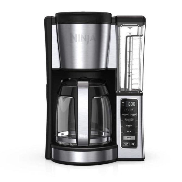 Ninja 12 Cup Stainless Steel Drip Coffee Maker Permanent Filter Delay Brew Tank