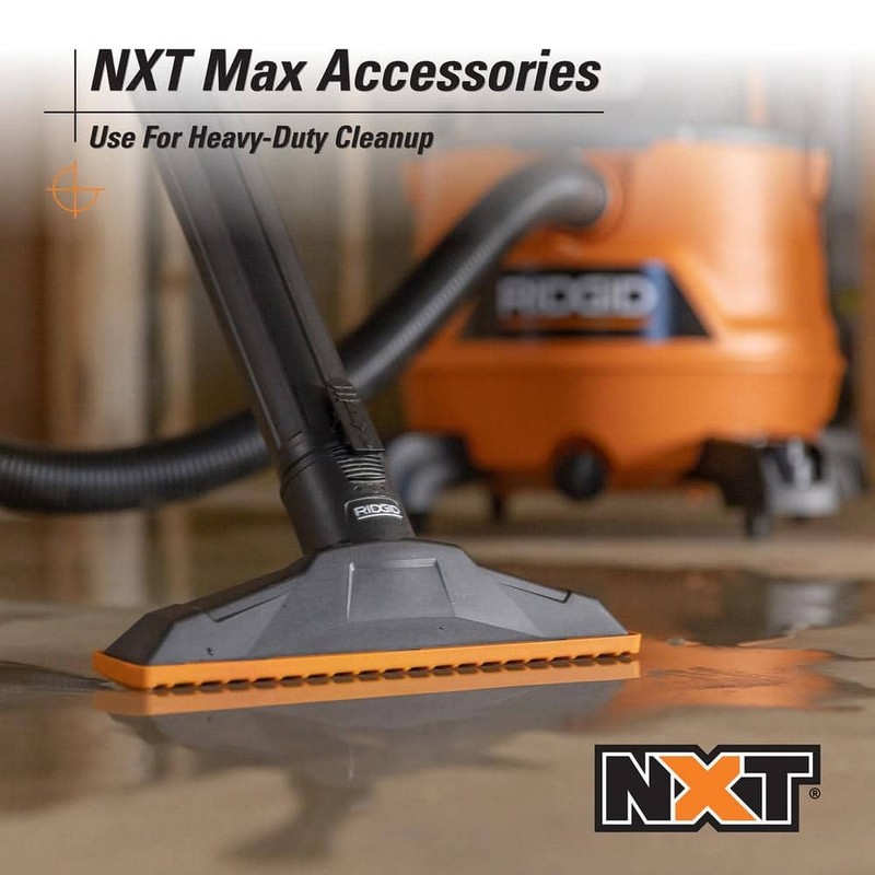 RIDGID 2-1/2 in. MAX2510 NXT Max Locking Floor Tool Vacuum Attachment Squeegee - Image 12