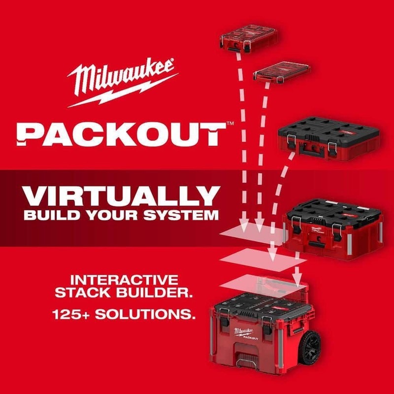 Milwaukee PACKOUT 10 Compartment Tilt Bin Organizer - Image 11