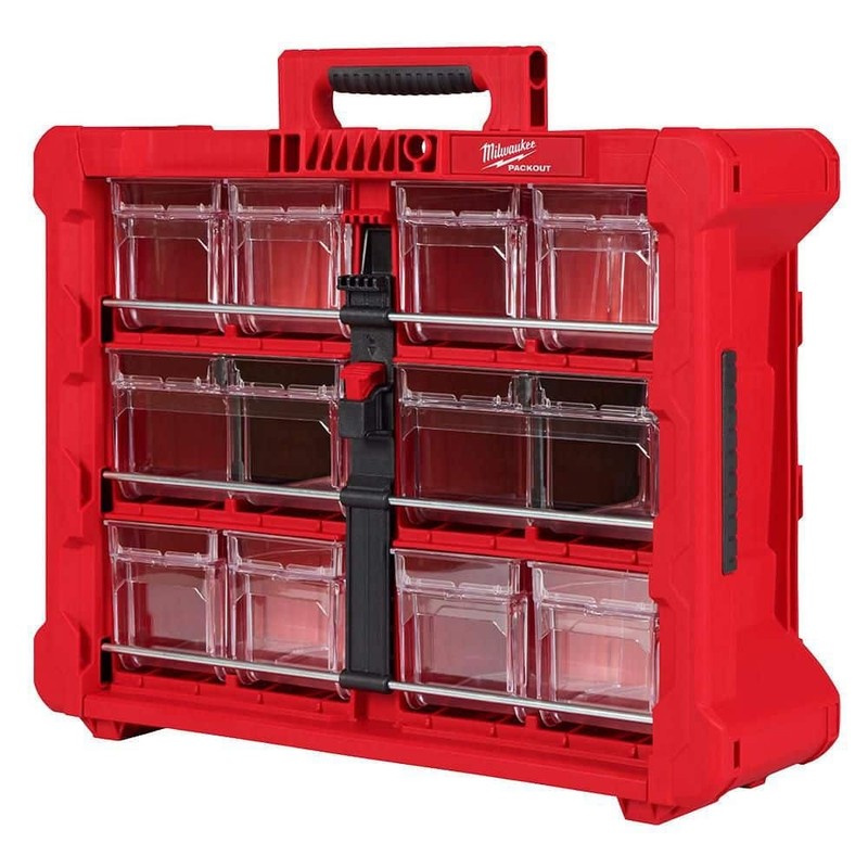 Milwaukee PACKOUT 10 Compartment Tilt Bin Organizer - Image 14