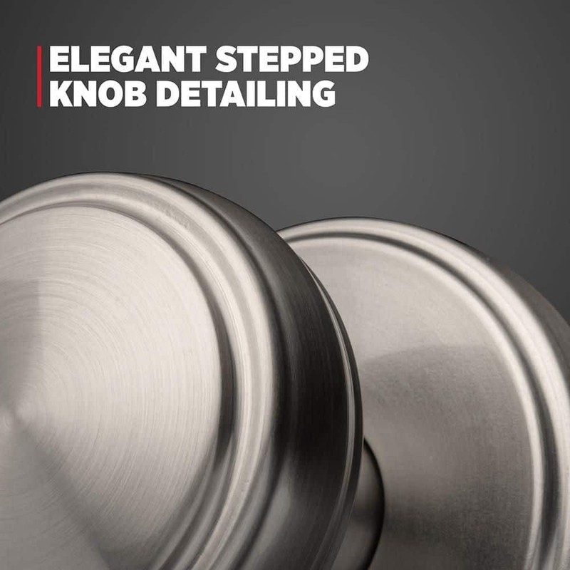 Kwikset Sora Matte Black Keyed Entry 2.19 in. Round Door Knob SmartKey - Image 4