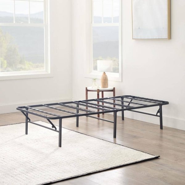 Lucid Comfort Collection 14 in. Steel Platform Bed Frame - Twin XL