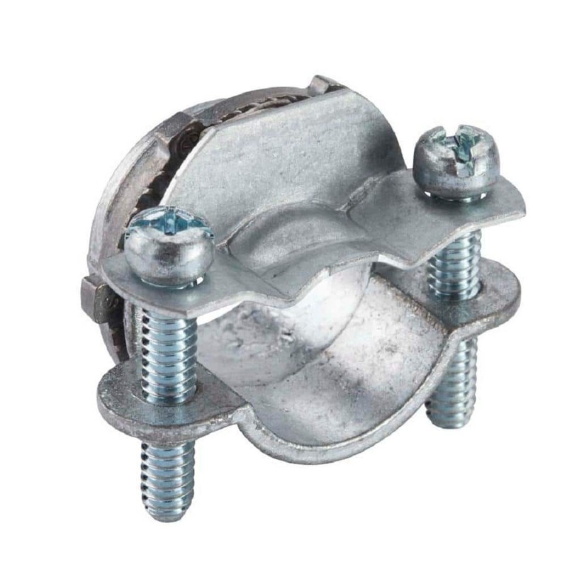 Halex 3/8 in. Non-Metallic Twin Screw Clamp Connectors (100-Pack) - Image 2