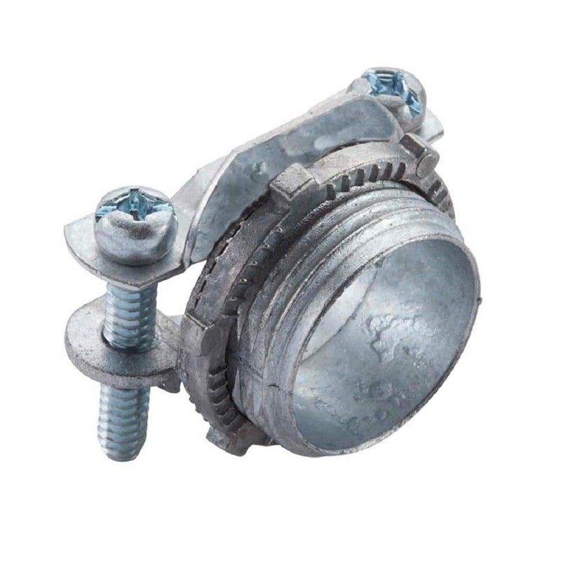 Halex 3/8 in. Non-Metallic Twin Screw Clamp Connectors (100-Pack) - Image 4