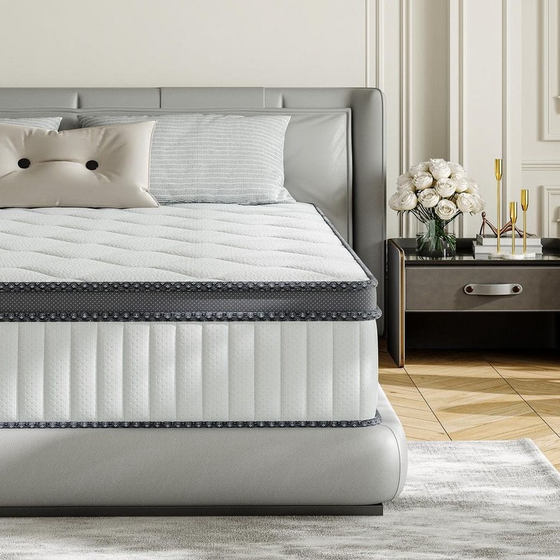 Babo Care Queen Medium Hybrid Memory Foam 14" Hypoallergenic Breathable Mattress - Image 3