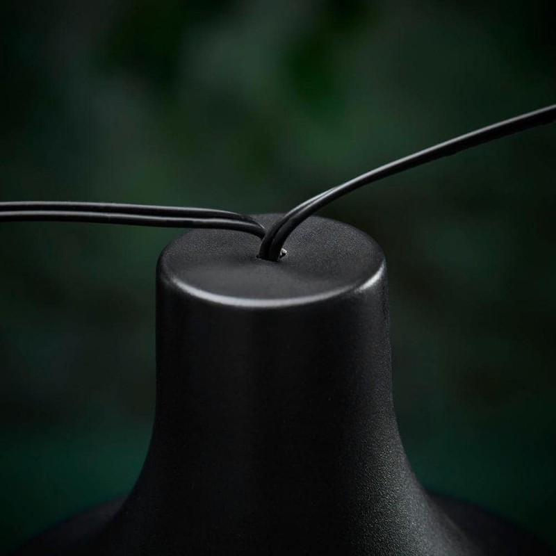 Hampton Bay 10-Light 12 ft. Black Outdoor Plug-In LED Lantern String Light - Image 4