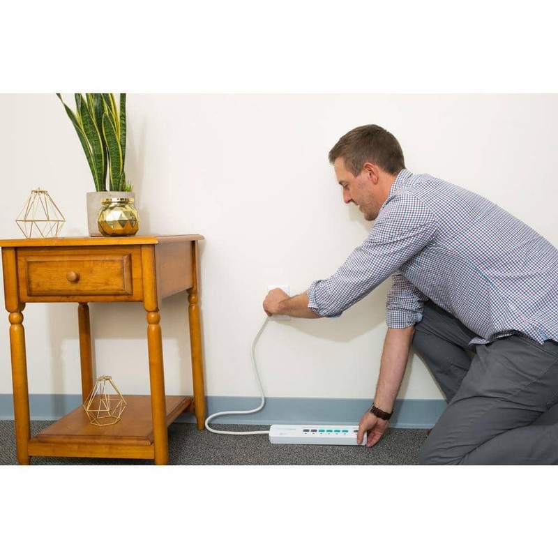 Simply Conserve 3 ft. 7-Outlet Energy-Saving Advanced Surge Protector - Image 7