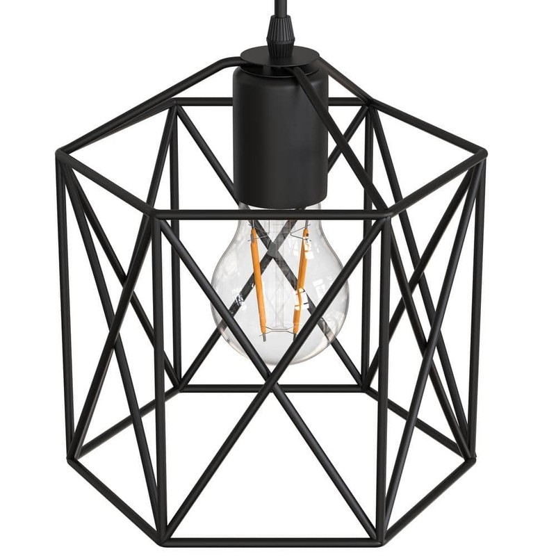 Briignite 20.08" 3-Light Matte Black Industrial Linear Island Chandelier - Image 3