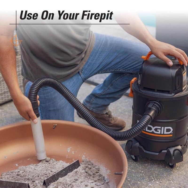 RIDGID 5 Gal. Cool/Dry Ash Portable Shop Vacuum w/ Filters Hose & Accessories - Image 11