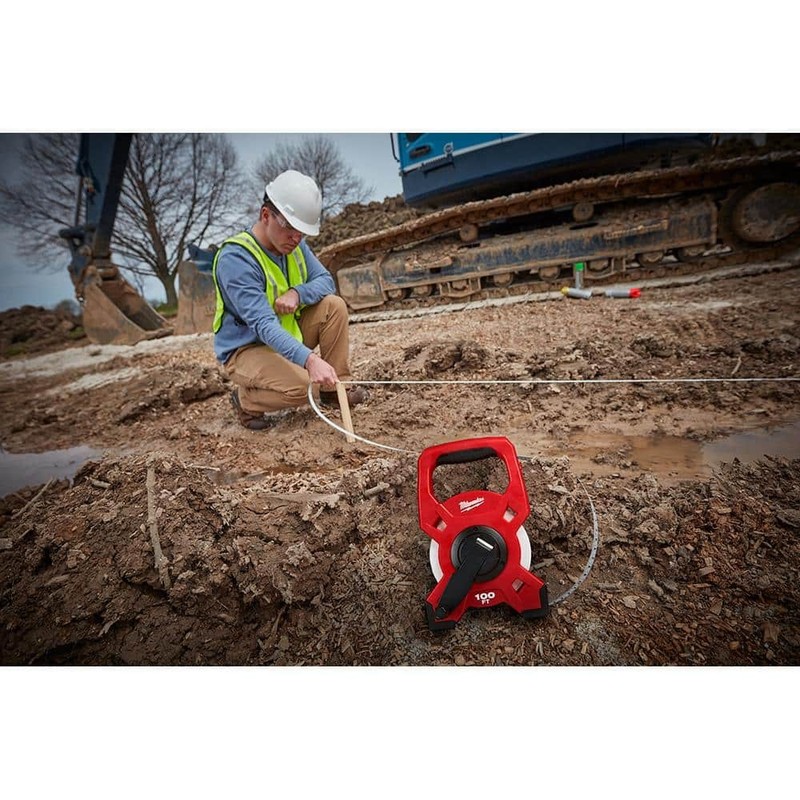 Milwaukee Open Reel 100 ft. SAE Tape Measure - Image 3