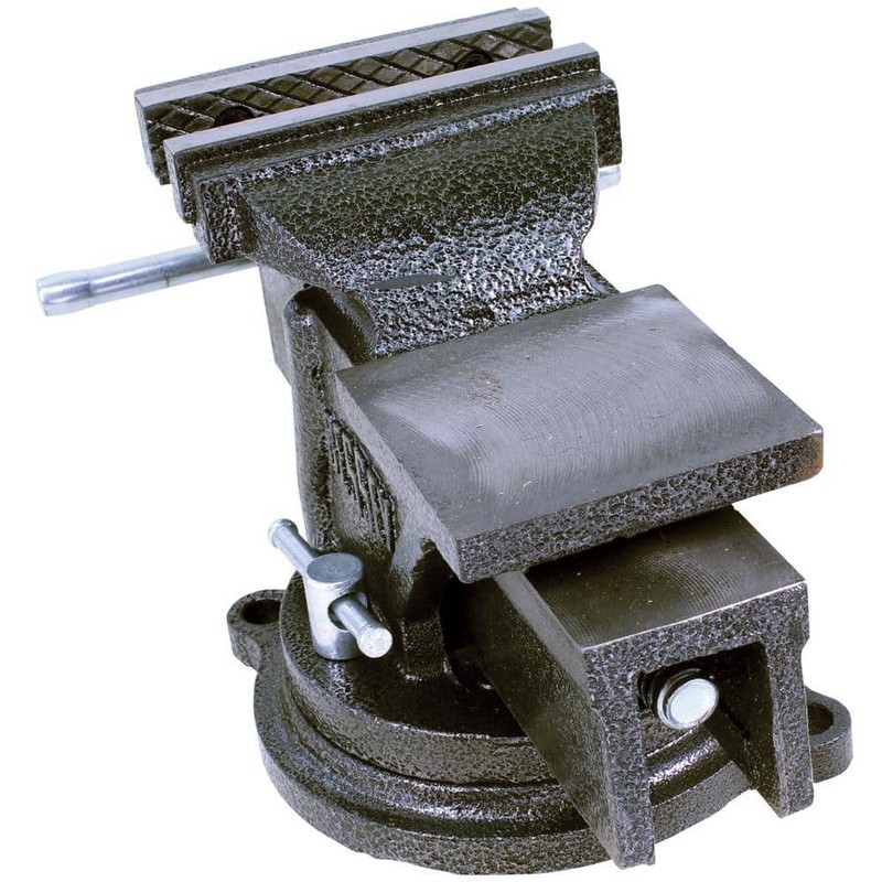 BESSEY 4 in. Heavy-Duty Bench Vise with Swivel Base Hand Tool - Image 2