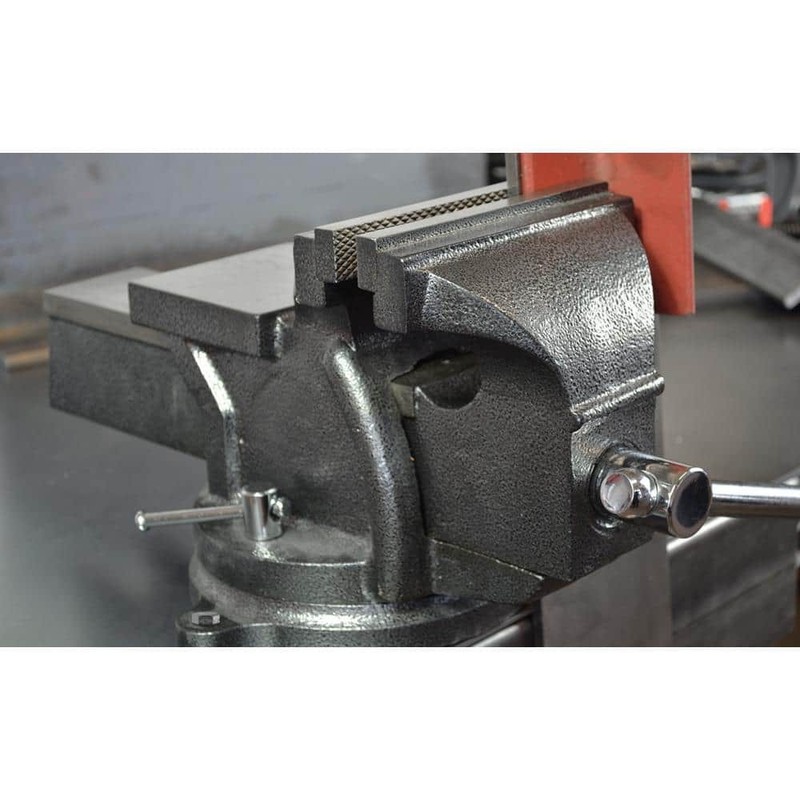 BESSEY 4 in. Heavy-Duty Bench Vise with Swivel Base Hand Tool - Image 5