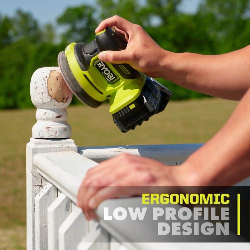 RYOBI ONE+ HP 18V Brushless Cordless 5 in. Random Orbit Sander (Tool Only) - Image 6
