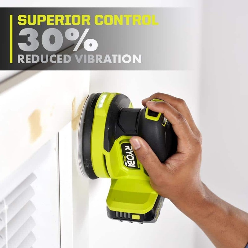 RYOBI ONE+ HP 18V Brushless Cordless 5 in. Random Orbit Sander (Tool Only) - Image 9