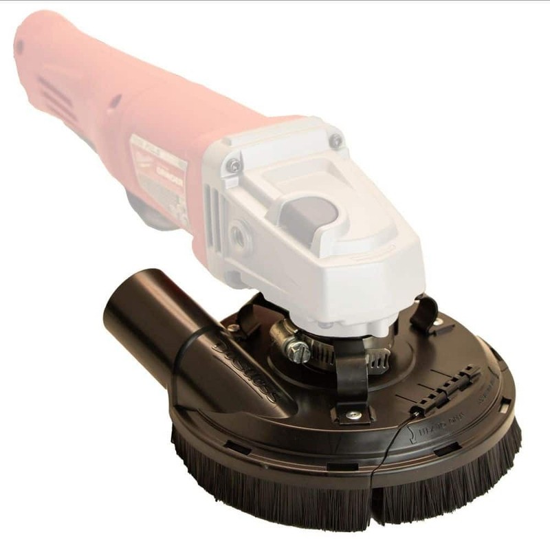 Dustless Technologies 5 in. Dust Shroud Pro Universal Fit Grinder Attachment - Image 2