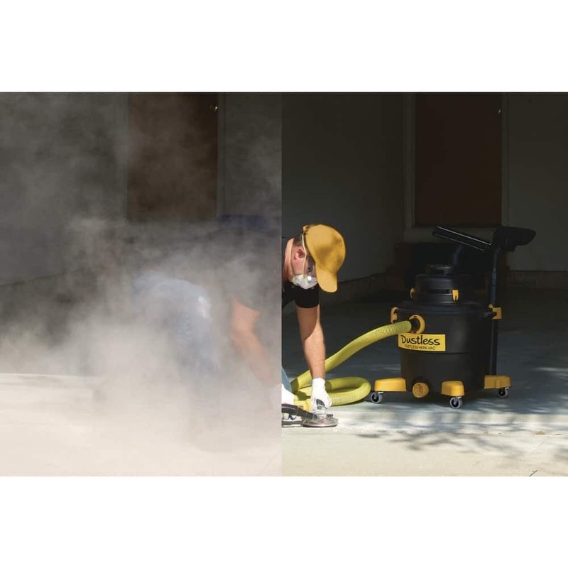 Dustless Technologies 5 in. Dust Shroud Pro Universal Fit Grinder Attachment - Image 5
