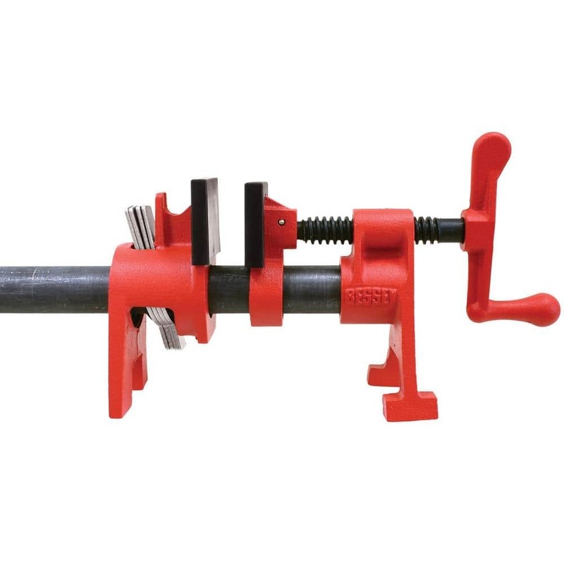 BESSEY H-Style 3/4 in. Black Pipe Clamp Fixture Set - Image 3