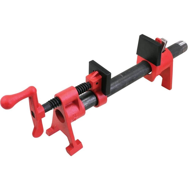 BESSEY H-Style 3/4 in. Black Pipe Clamp Fixture Set - Image 4