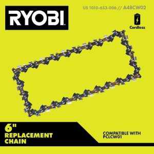 RYOBI 6 in. 0.043 Gauge Replacement Chainsaw Chain, 28 Links (Single-Pack)