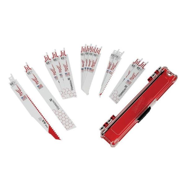Milwaukee SAWZALL 13-Piece Bi-Metal Reciprocating Saw Blade Set for Wood & Metal
