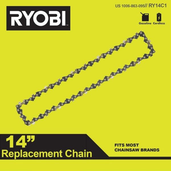 RYOBI 14 in. 0.050-Gauge Replacement Chainsaw Chain, 52 Links