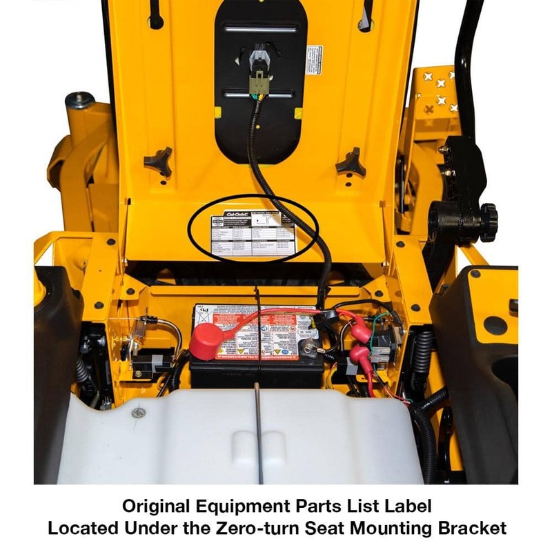 Cub Cadet High Lift Blade Set 42" for 6-Point Star Riding Mowers OE# 942-04308 - Image 4
