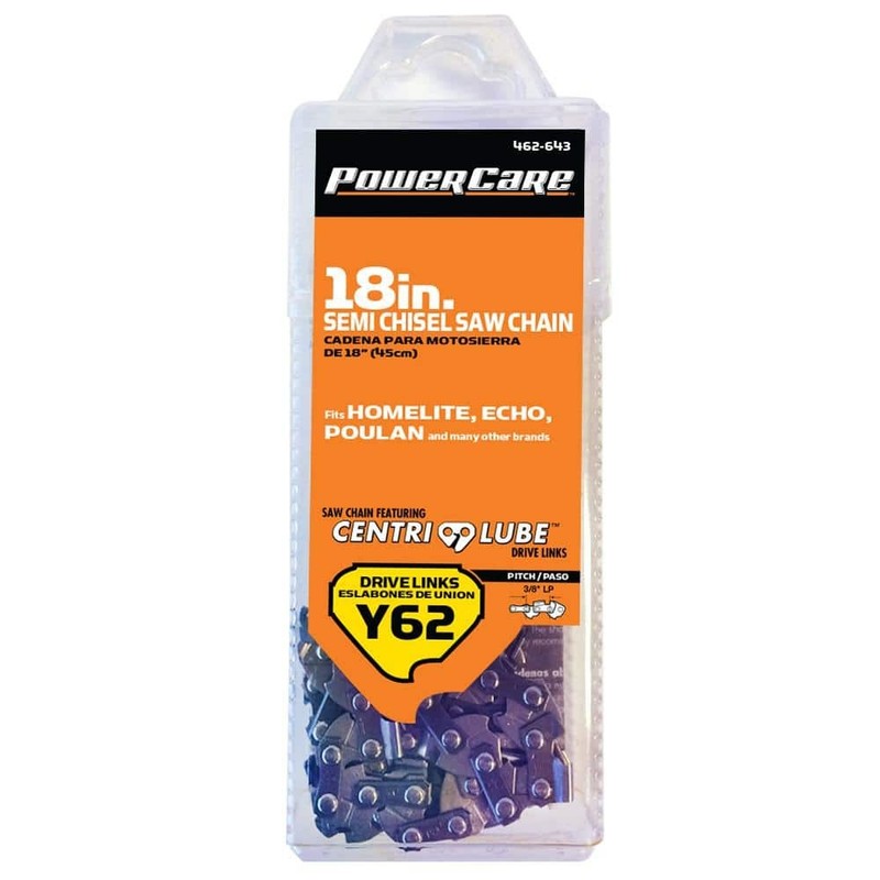 Powercare 18 in. Y62 Semi Chisel Chainsaw Chain - Image 2