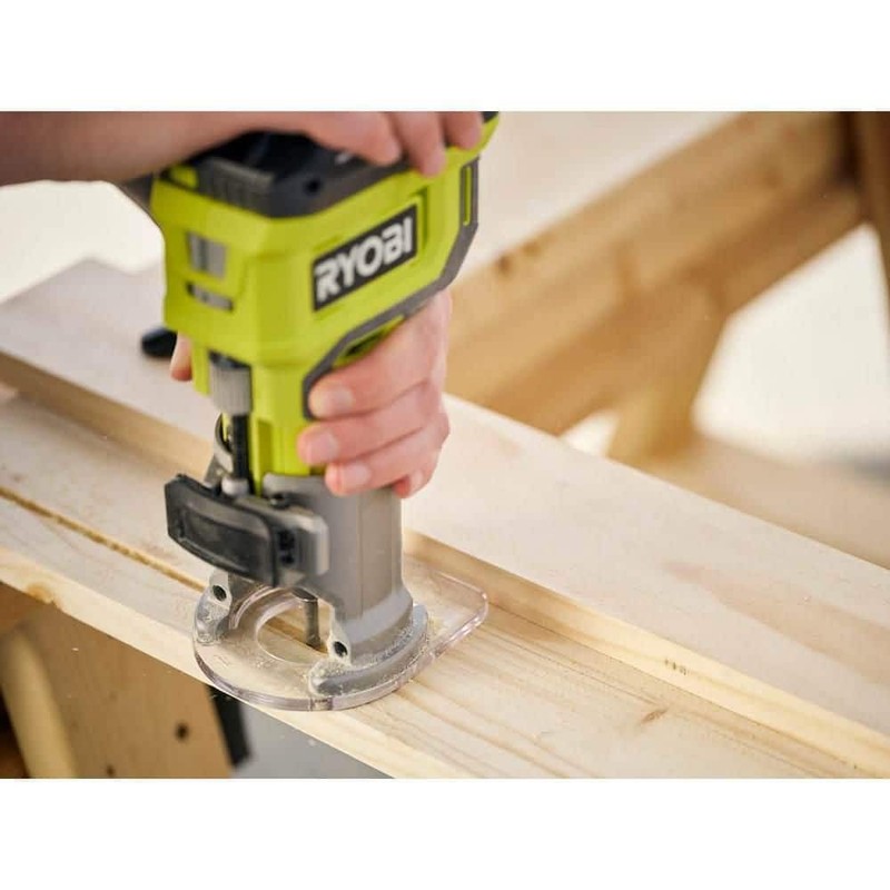 RYOBI ONE+ 18V Cordless Compact Router Kit with 2.0 Ah Battery and Charger - Image 7