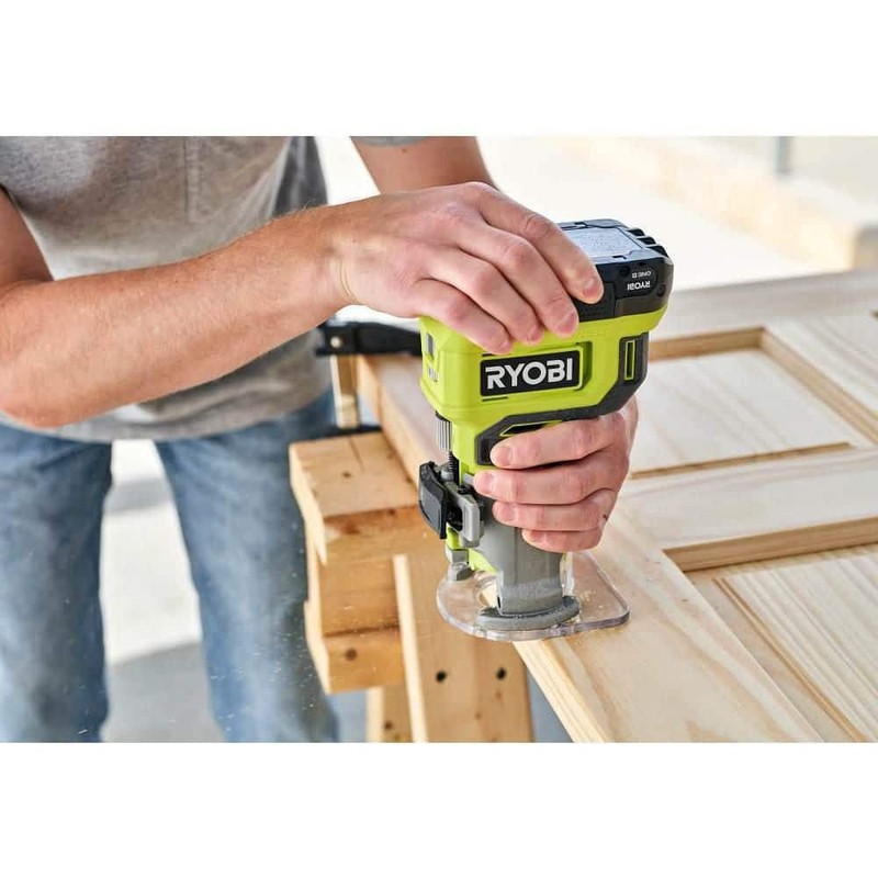 RYOBI ONE+ 18V Cordless Compact Router Kit with 2.0 Ah Battery and Charger - Image 10