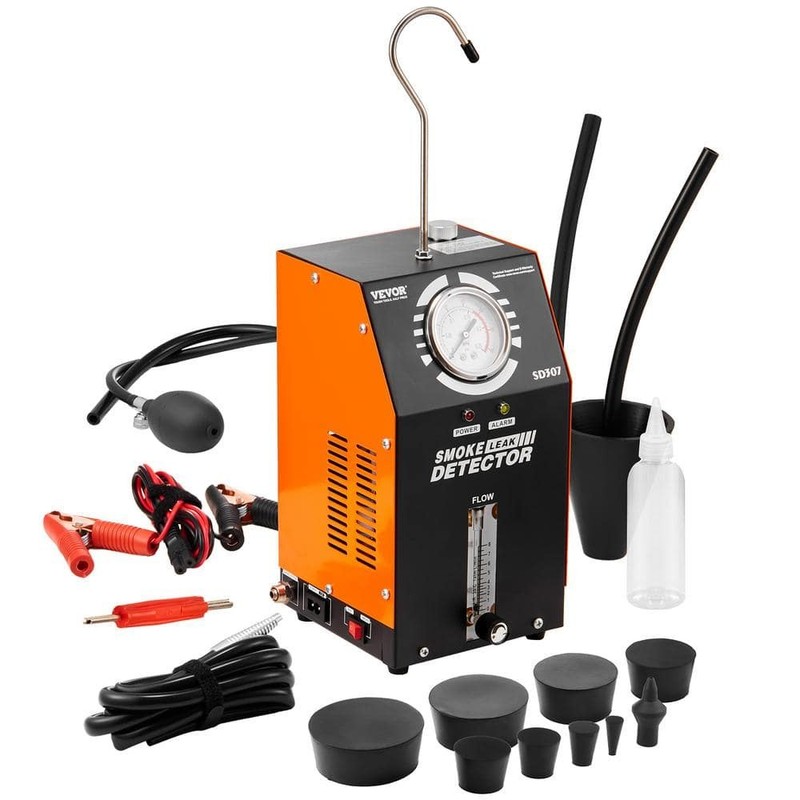 VEVOR Smoke Machine Leak Detector, EVAP Vacuum Tester, Pressure Gauge, Meter
