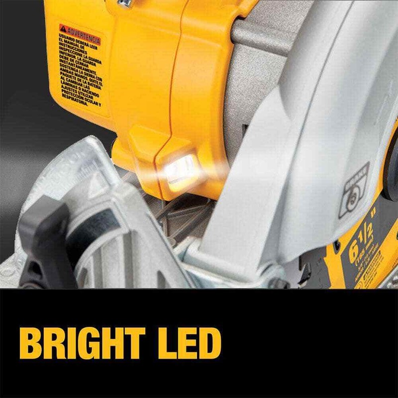 DEWALT 20V MAX Cordless Brushless 6-1/2" Sidewinder Circular Saw (Tool Only) - Image 3