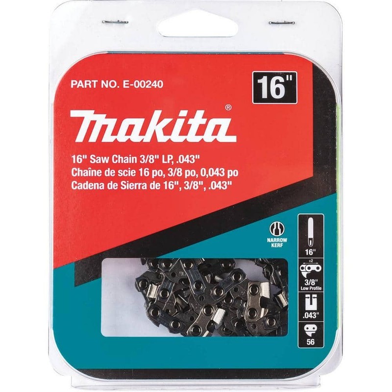 Makita 16 In. 0.043 in. Chainsaw Chain, 3/8 in. LP - Image 2