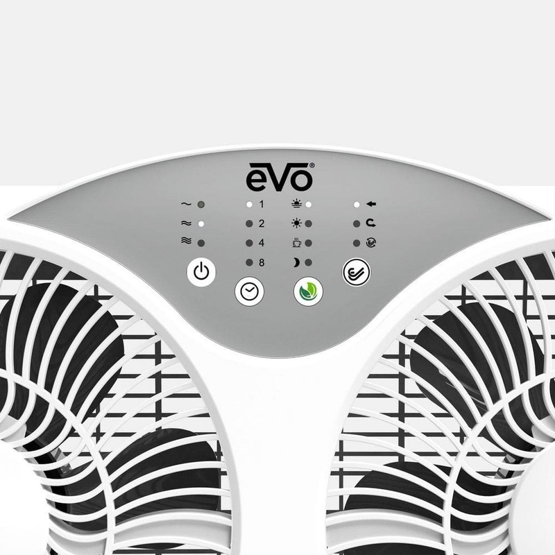Evo 25 in. 3-Speed Window Fan in White with Remote - Image 4