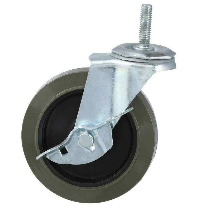 HDX 4 in. Industrial Casters with Bumper (4-Pack) - Image 4