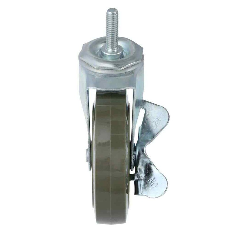 HDX 4 in. Industrial Casters with Bumper (4-Pack) - Image 6