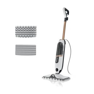 Shark SteamSpot Corded Steam Mop White XL Tank Washable Pads S2001