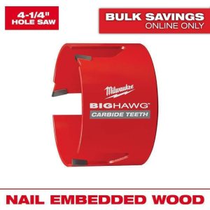 Milwaukee 4-1/4 in. Big Hawg Carbide Hole Saw