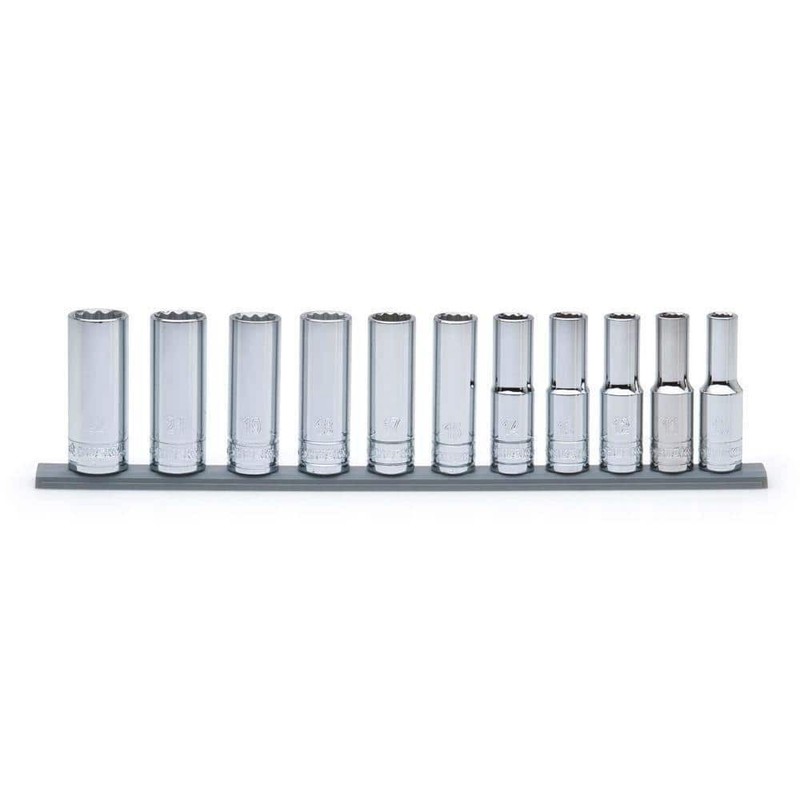 Husky 1/2 in. Drive Deep Metric Socket Set MISSING