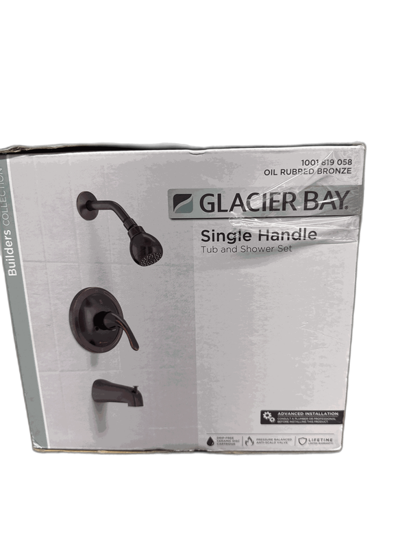Glacier Bay Builders Tub & Faucet Bronze Single Handle 1.8 GPM Valve Included - Image 14