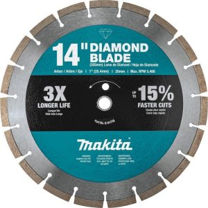 Makita 14 in. Segmented Rim Diamond Blade for General Purpose (1-Pack)