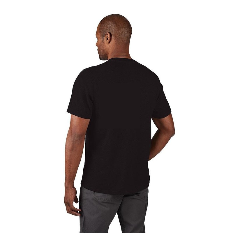 Milwaukee Men's Large Black Cotton/Polyester Short-Sleeve Hybrid Work T-Shirt - Image 8