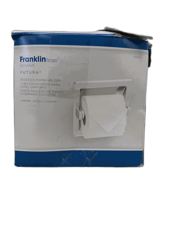 Franklin Brass Futura Recessed Toilet Paper Holder in Polished Chrome - Image 6
