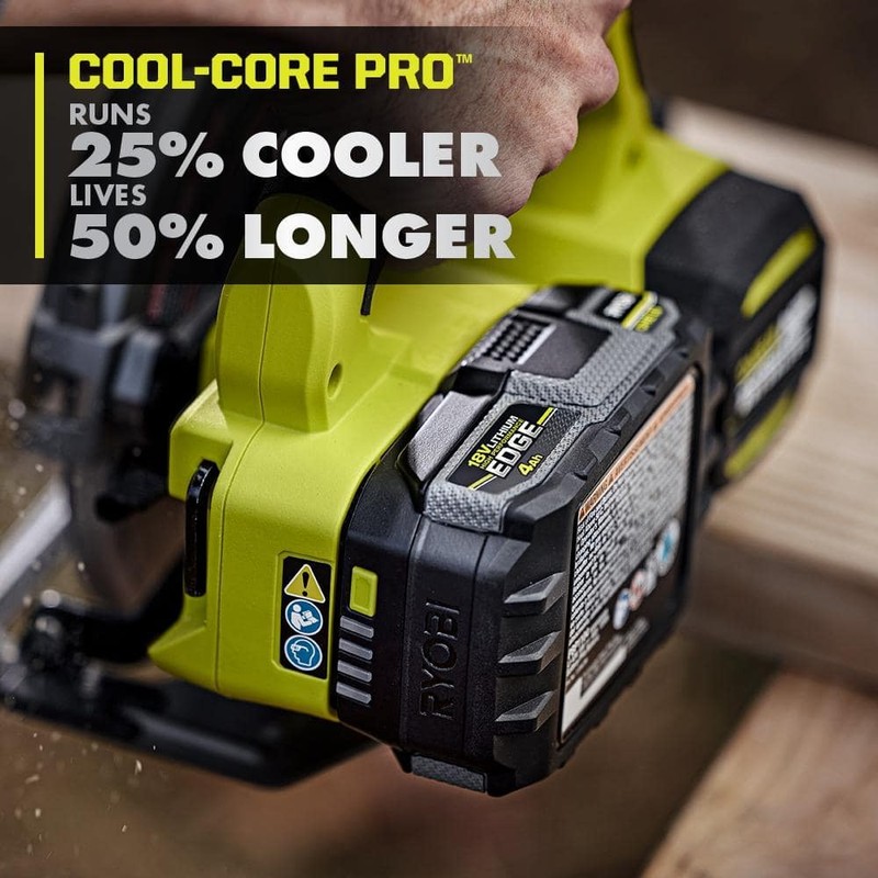 RYOBI ONE+ 18V 4.0 Ah Lithium-Ion HIGH PERFORMANCE EDGE Battery - Image 7