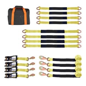 SKYSHALO Wheel Chock Tie-Down Kit, Axle Type, Break Strength 10009 lbs.