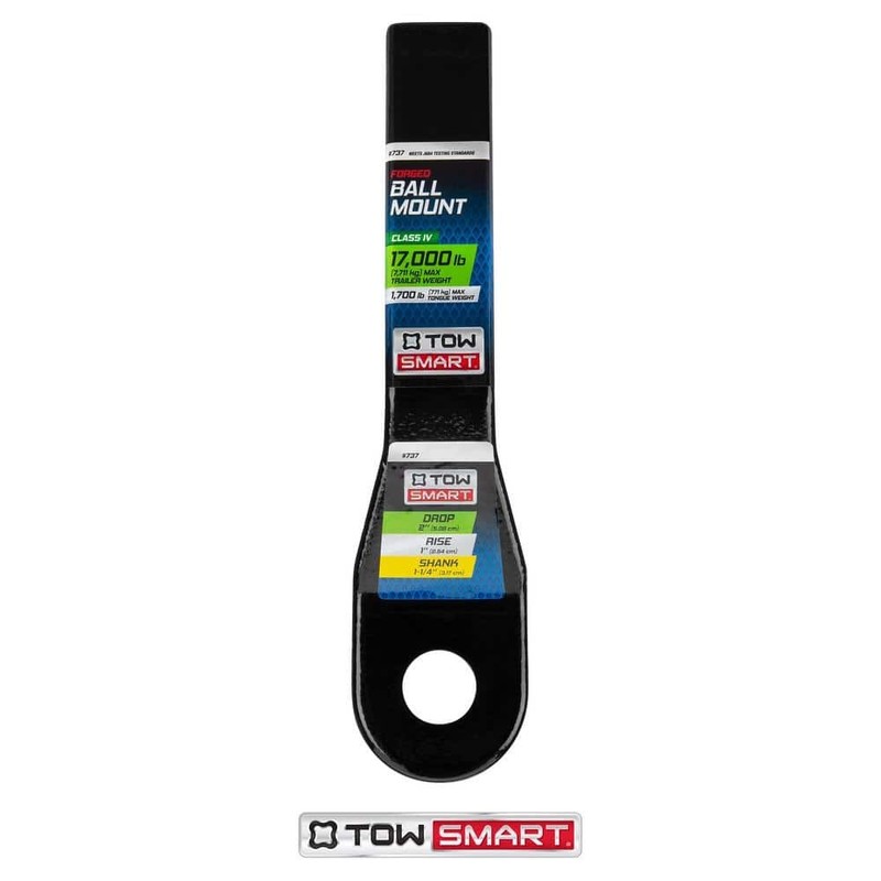 TowSmart Class 4 17,000 lb. 2 in. Drop 1 in. Rise Steel Trailer Hitch - Image 11